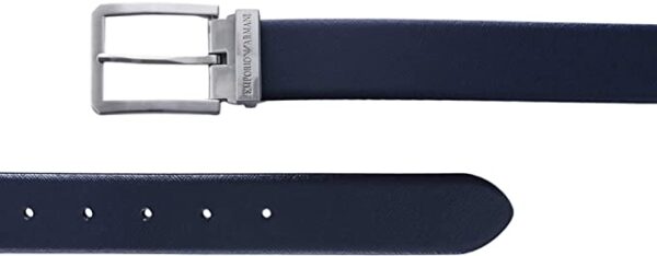 Thắt Lưng Emporio Armani Tongue Saffiano Leather Belt Y4S298YLQ6E88017-B - Ảnh 4