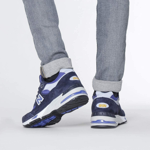Giày New Balance 991 Made in England 'Navy Blue' M991SLE - Ảnh 3