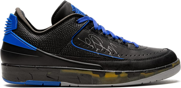 Giày Nike Off-White x Air Jordan 2 Retro Low SP 'Black Varsity Royal' DJ4375-004