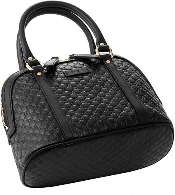 Túi Gucci Microguccissima Bag Black Leather 449654 BMJ1G 1000 - Ảnh 2