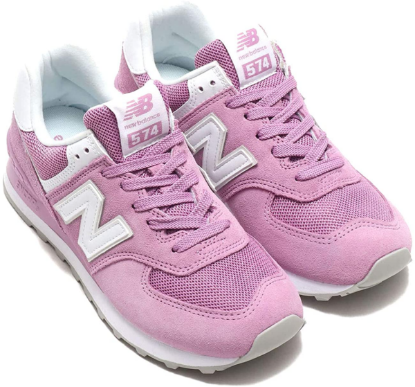 Giày New Balance Wmns 574 'Purple White' WL574OAC - Ảnh 4