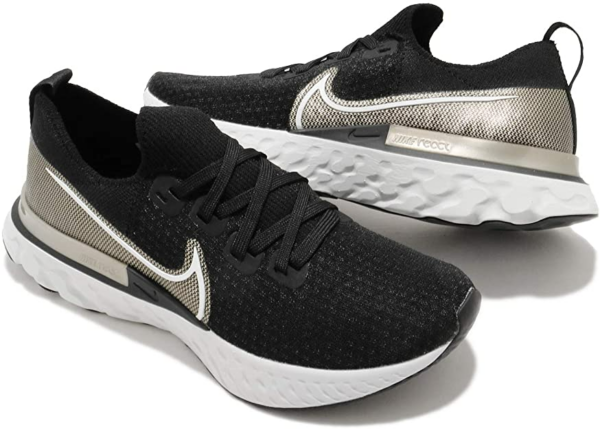 Giày Nike React Infinity 'Black Metallic Gold Silk' CZ2861-001 - Ảnh 3