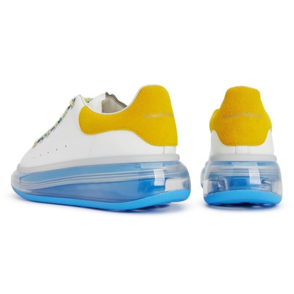 Giày Alexander McQueen Oversized Sneaker 'White Light Blue' - Ảnh 5