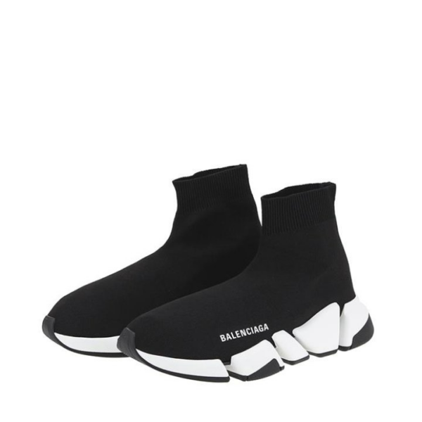 Giày Balenciaga Man Black And White Speed 2.0 Sneakers  617239-W2DB2-1015 - Ảnh 3