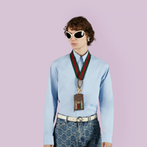 Vi Gucci Ophidia GG Card Case Strap 'Brown' 723057-96IWT-8745