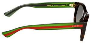 Alternative view of Kính Gucci Square Men's Sunglasses 'Grey' GG0003S-003-52