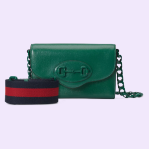 Tui Gucci Horsebit 1955 Mini 'Green' 724713-AABE1-3152