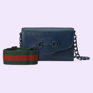 Tui Gucci Horsebit 1955 Mini 'Blue' ‎724713-AABE1-4148
