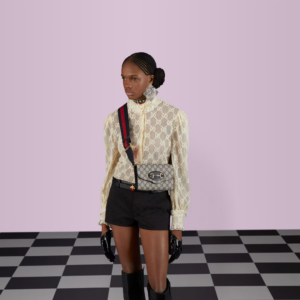 Tui Gucci Horsebit 1955 Mini 'Beige' ‎724713-HUHHX-4065