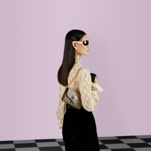 Tui Gucci Horsebit 1955 Mini 'Beige' ‎724713-HUHHX-8565