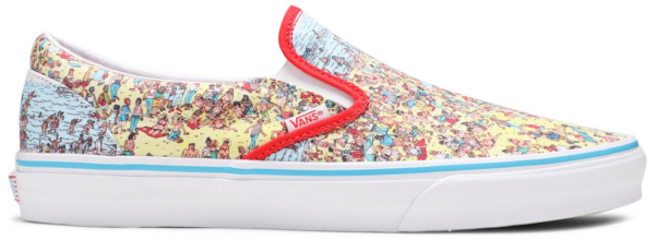 Giày Vans Classic Slip-On x Where's Waldo? 'Find Steve' VN0A33TB3WO