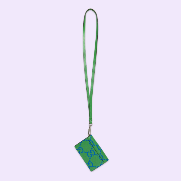 Vi Gucci GG Embossed Card Case 'Green' 725477-AABCZ-3148
