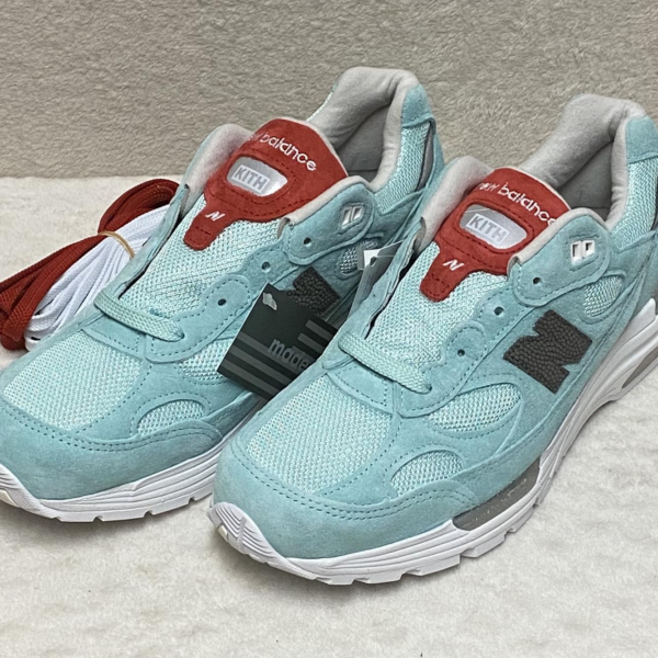 Giày New Balance Kith x 992 'Kithmas Collection Light Reef' M992KL - Ảnh 4