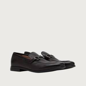 Alternative view of Giày Salvatore Ferragamo Moccasin Gancini 'Black' 02C041-726482