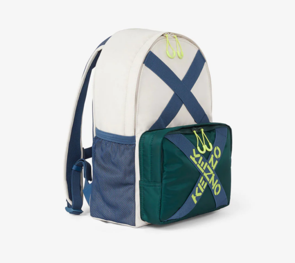 Balo Kenzo Multi-strap Logo Sport 'Blue White' FB65SA213F22-93 - Ảnh 3