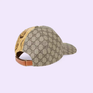 Mu Gucci GG Supreme Python Baseball 'Beige Ebony' 727462-4HAVF-9775