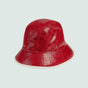 Mu Gucci Adidas x Gucci GG Canvas Fedora 'Red Crystal' 728215-3HAN6-6477
