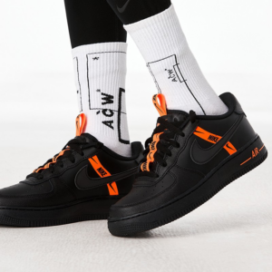 Giay Nike Air Force 1 Low LV8 KSA Worldwide 'Black Orange' CT4683-001
