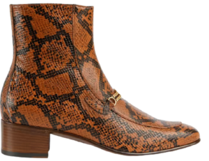 Giày Gucci Boot With Interlocking G Chain 'Brown' 644728-19Y00-7728