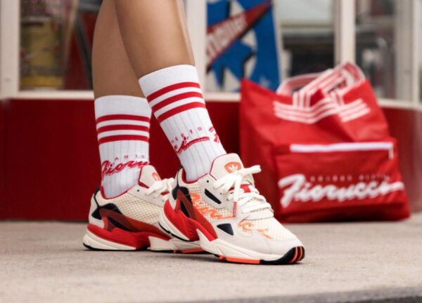 Giày Adidas Fiorucci x Wmns Falcon 'Off White' G28914 - Ảnh 5