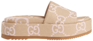 Dep Gucci Maxi GG Platform Slide 'Beige' 730043-UKO00-8805