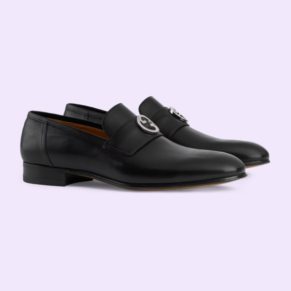 Giay Gucci Interlocking G 'Black' 730134-06F00-1000