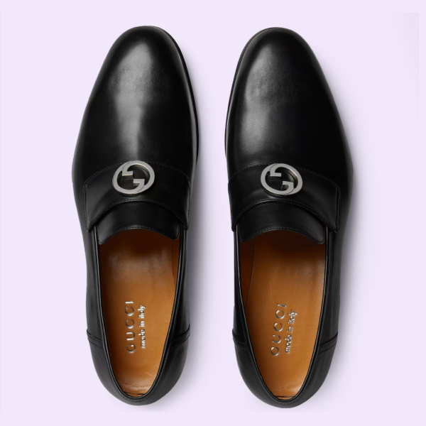 Giay Gucci Interlocking G 'Black' 730134-06F00-1000
