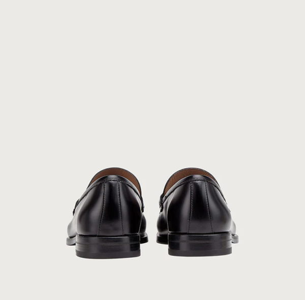 Giày Salvatore Ferragamo Moccasin Gancini 'Black' 02C506-732384 - Ảnh 3