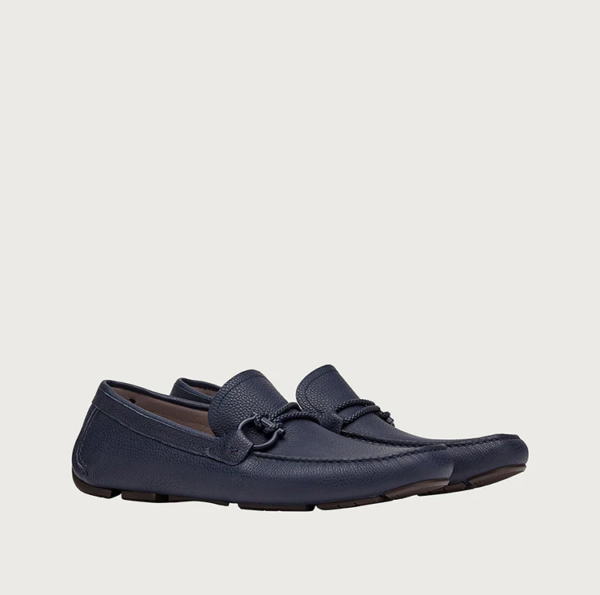 Giày Salvatore Ferragamo Driver Gancini 'Bluemarine' 02B796-732481 - Ảnh 2