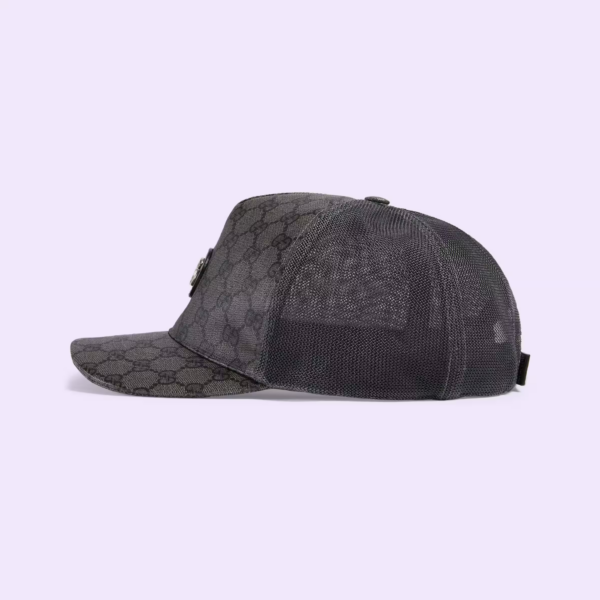 Mu Gucci GG Supreme Baseball 'Grey Black' 733927-4HAXN-8761