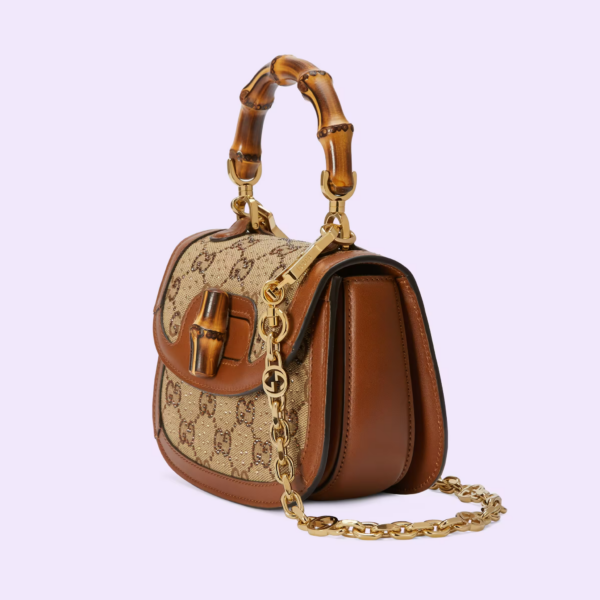 Tui Gucci Bamboo 1947 Mini Top Handle 'Beige' 735116-FAA4Z-2554