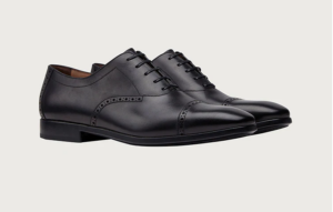 Alternative view of Giày Salvatore Ferragamo Plain Toe 'Black' 02C397-735220