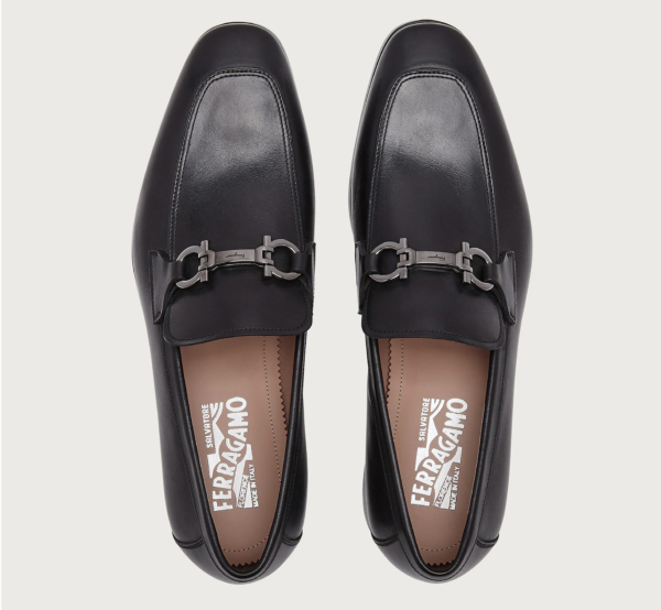 Giày Salvatore Ferragamo Moccasin 'Black' 02C512-735236 - Ảnh 3
