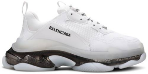 Giày Balenciaga Triple S Sneaker 'Clear Sole White Black' 541624-W2FR2-9010