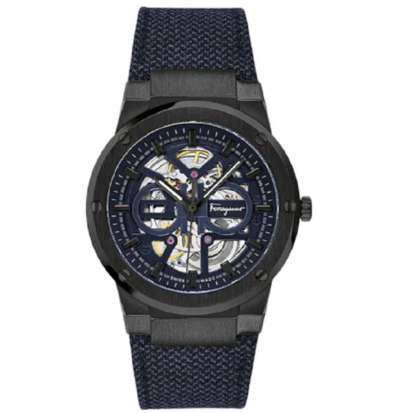 Dong Ho Salvatore Ferragamo F-80 Skeleton 'Blue' 611187-740110