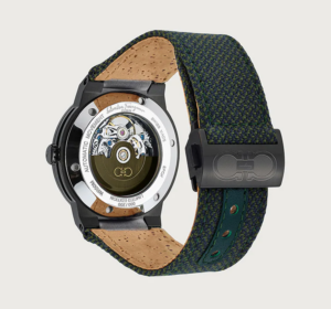 Dong Ho Salvatore Ferragamo F-80 Skeleton 'Green' 611187-740111