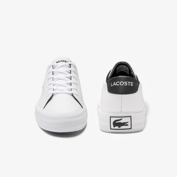 Giày Lacoste Gripshot 3 CFA Leather White Black 740CFA0028-147 - Ảnh 4
