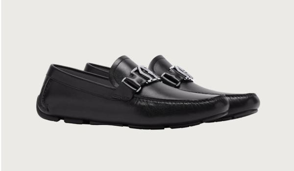 Giày Salvatore Ferragamo Driver SF 'Black' 020144-741584 - Ảnh 2