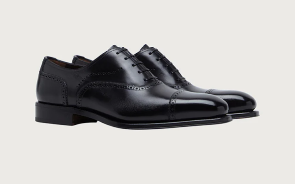 Giày Salvatore Ferragamo Oxford 'Black' 020059-742174 - Ảnh 2