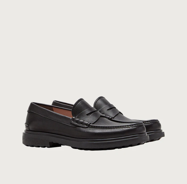 Giày Salvatore Ferragamo Penny Loafer 'Black' 020233-742243 - Ảnh 2