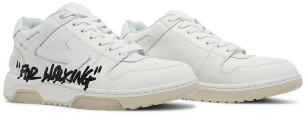 Giày Off White Out of Office Low 'For Walking White Black' OMIA189S21LEA004 0101 - Ảnh 2