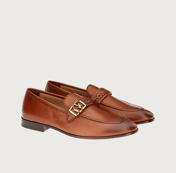 Giày Salvatore Ferragamo Moccasin SF 'Vicuna' 020357-745534 - Ảnh 2