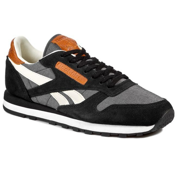 Giày Reebok Cl Leather CH 'Black White' M45452 - Ảnh 4
