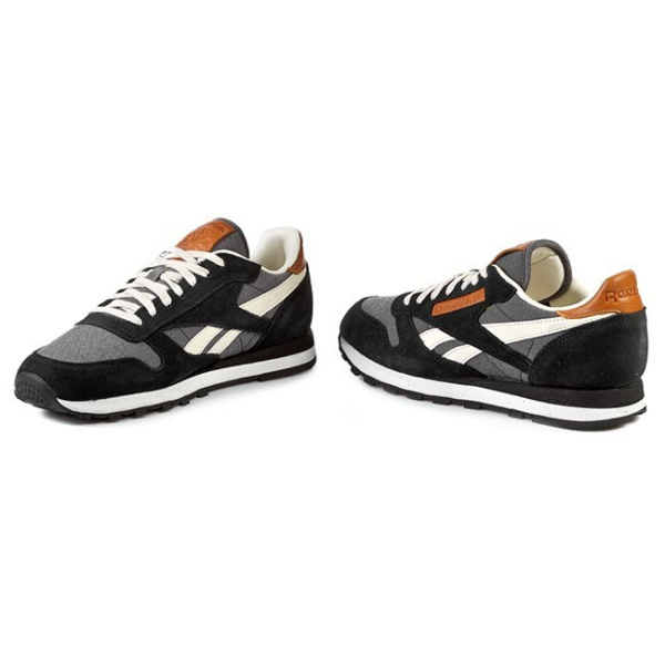 Giày Reebok Cl Leather CH 'Black White' M45452 - Ảnh 5
