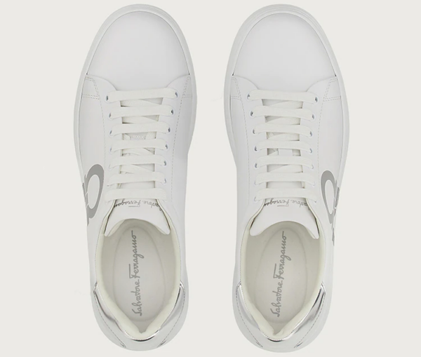 Giày Salvatore Ferragamo Gancini 'White Siler' 020489-747634 - Ảnh 5