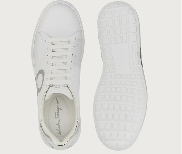 Giày Salvatore Ferragamo Gancini 'White Siler' 020489-747634 - Ảnh 4