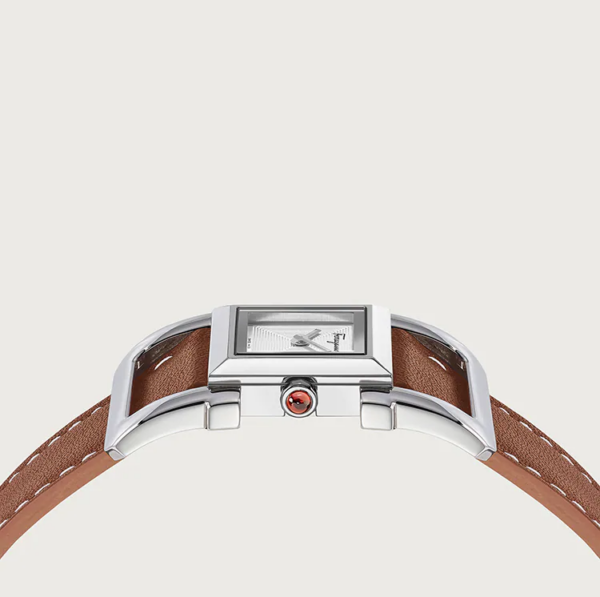 Dong Ho Salvatore Ferragamo Square Ingot 'Silver' 611220-748776