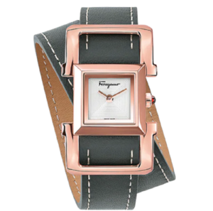 Dong Ho Salvatore Ferragamo Square Ingot 'Pink Silver' 611220-748777