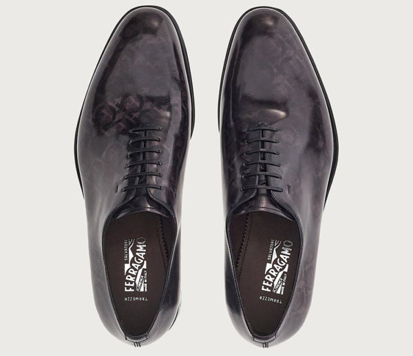 Giày Salvatore Ferragamo Oxford 'Steel' 020562-748832 - Ảnh 5