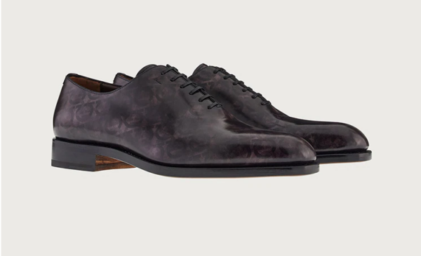 Giày Salvatore Ferragamo Oxford 'Steel' 020562-748832 - Ảnh 2
